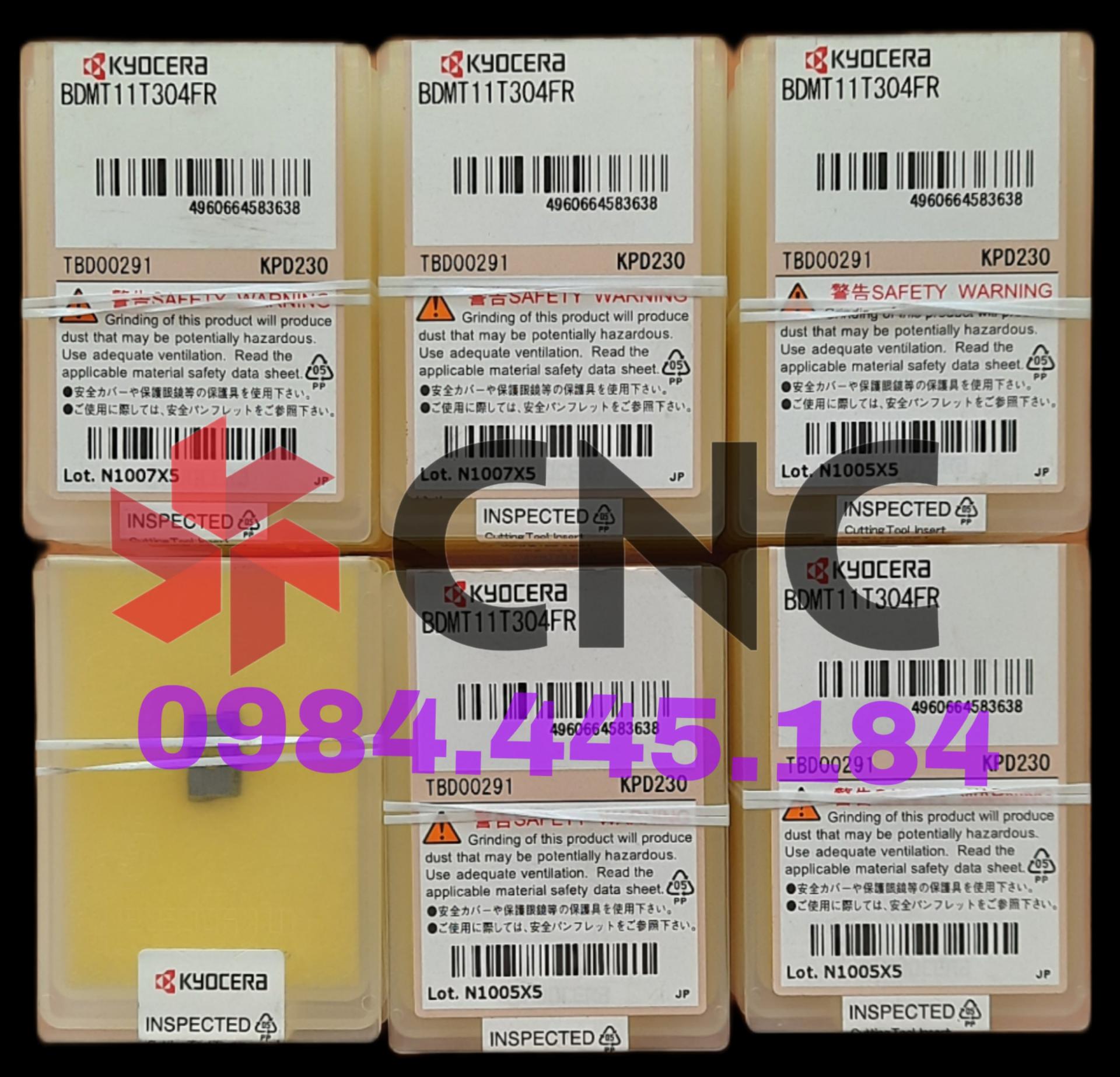 Mảnh cẳt PCD - BDMT11T304FR-KPD230